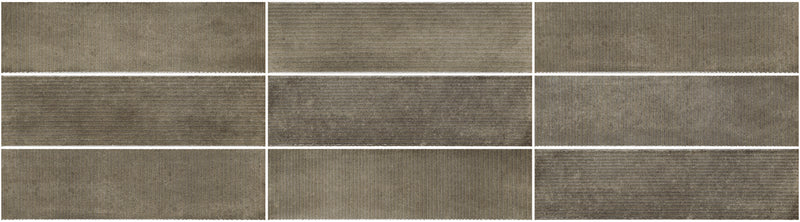Cromatica Earth Ribbed Gloss 3x9