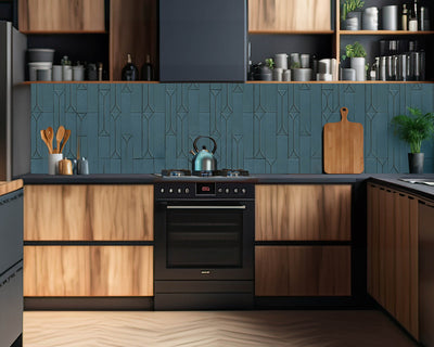 Luxor Blue Gloss 4x15