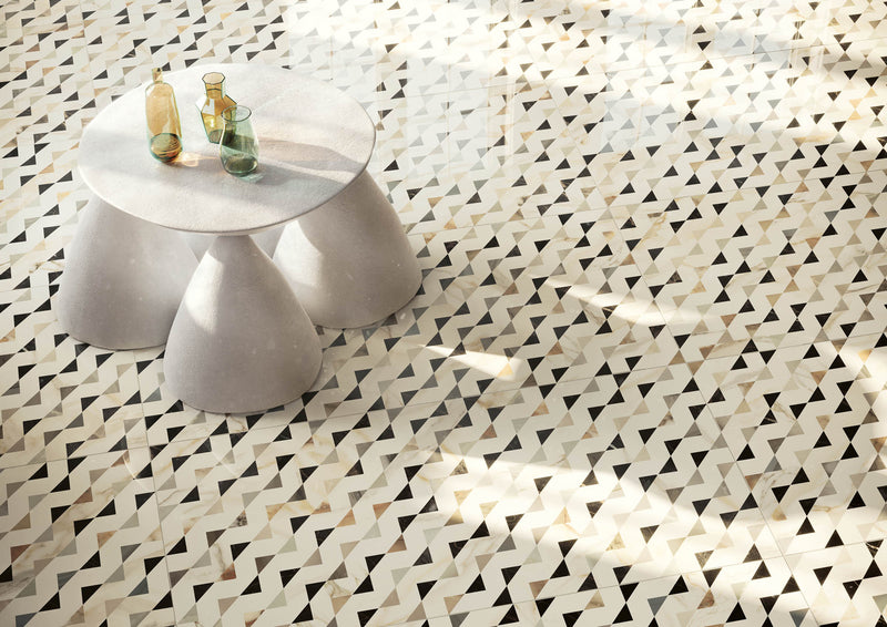 Luxuria Grigio Polished Trilusso Deco 24x47