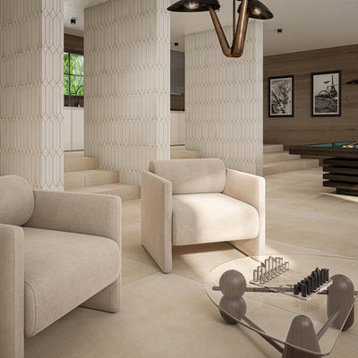 Luxor White Gloss Prism 4x15