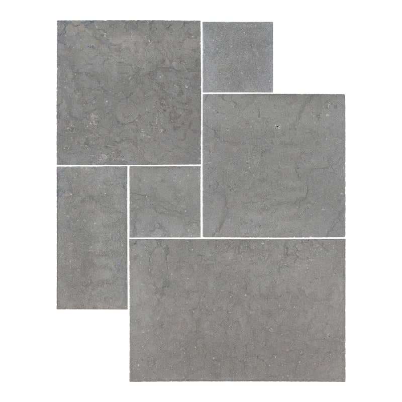 Marmi Antiqua Chateau Lagos Azul Blend Ashler Pattern