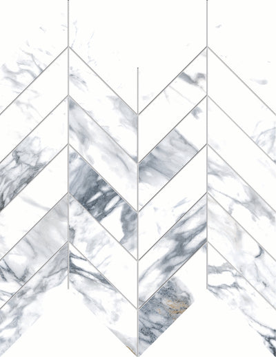 Castelvetra Venata Matte Chevron Mosaic