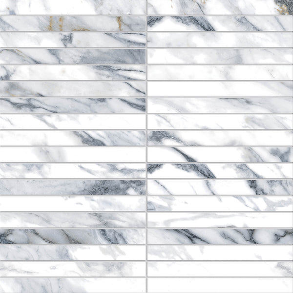 Castelvetra Venata Matte Crisp Mosaic