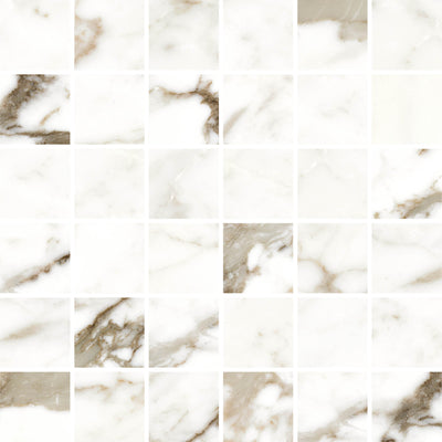 Luxuria Grigio Satin Mosaic 2x2