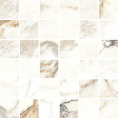 Luxuria Oro Satin Mosaic 2x2