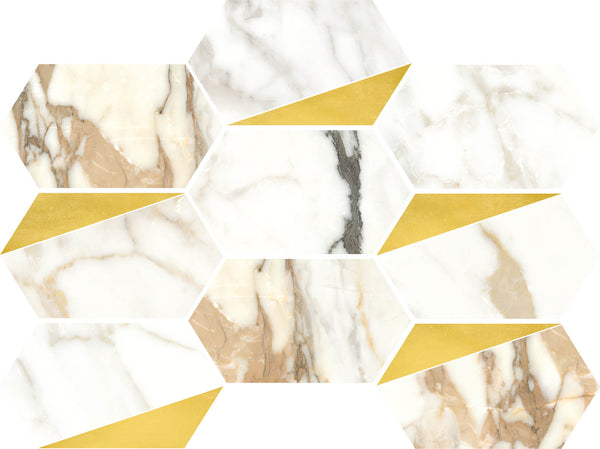 Luxuria Oro Polished Rame Deco 10x14