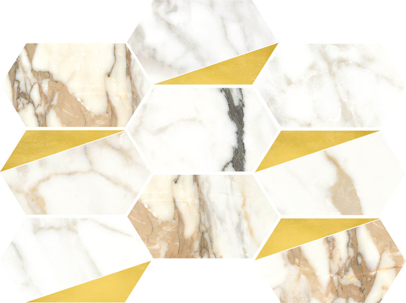 Luxuria Oro Polished Rame Deco 10x14