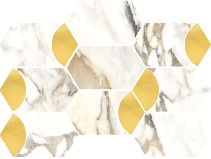 Luxuria Oro Polished Rame Deco 10x14